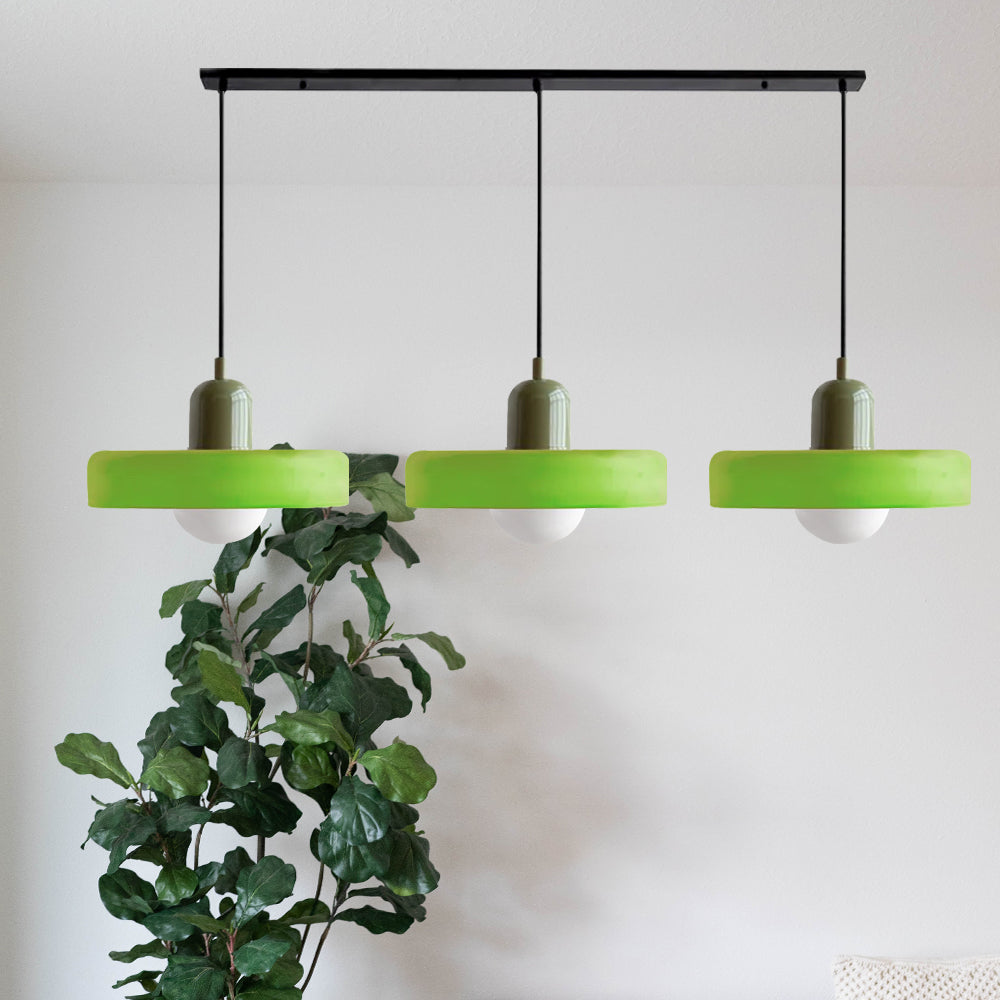 3 Heads Modern Art Decor Glass Pendant Light