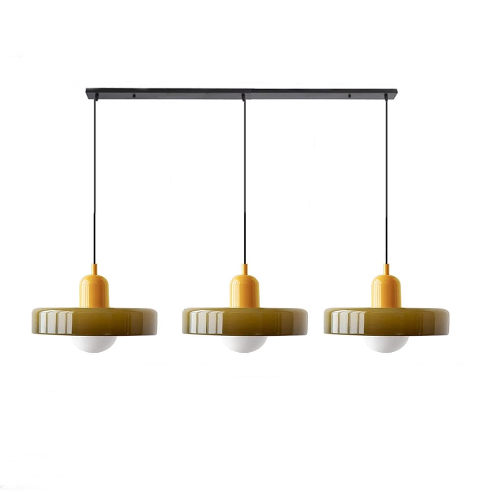 3 Heads Modern Art Decor Glass Pendant Light