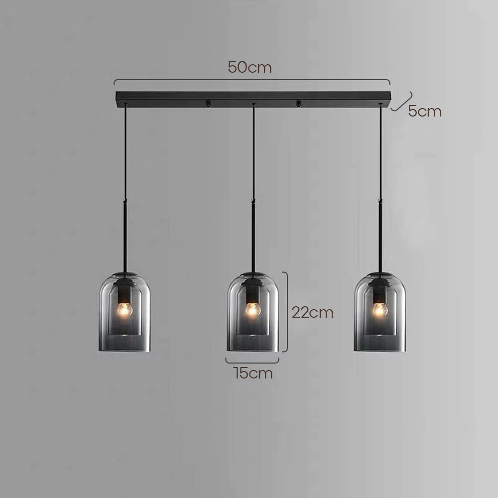 Double Layer Minimalist Small Pendant Light For Dining Room