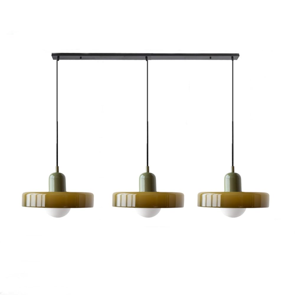 3 Heads Modern Art Decor Glass Pendant Light