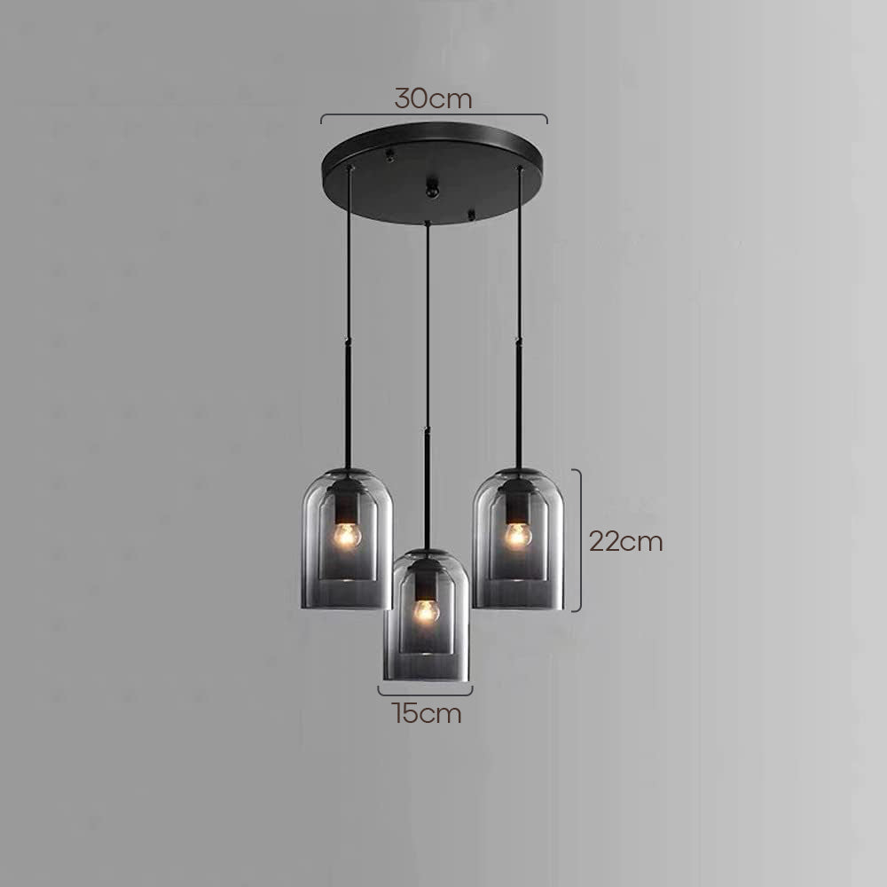 Double Layer Minimalist Small Pendant Light For Dining Room