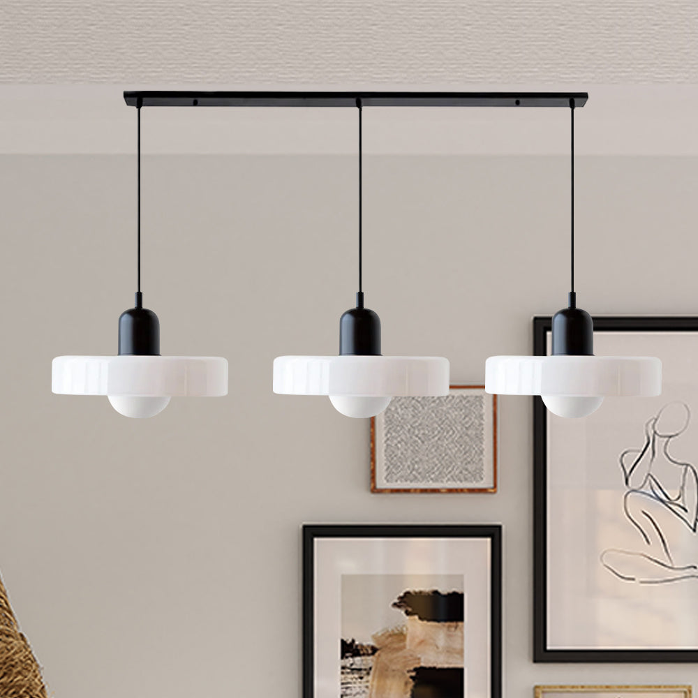 3 Heads Modern Art Decor Glass Pendant Light