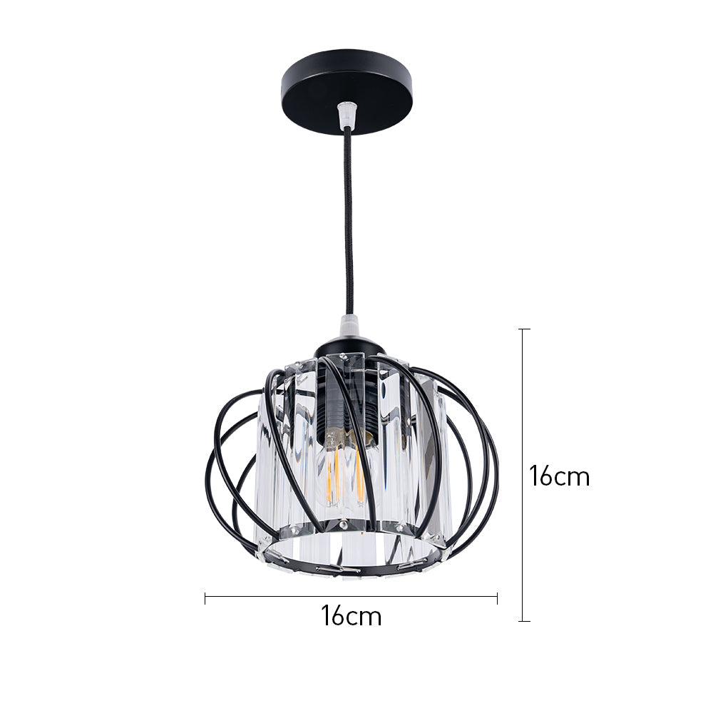 Nordic Simple Globular Glass Hallway Pendant Light