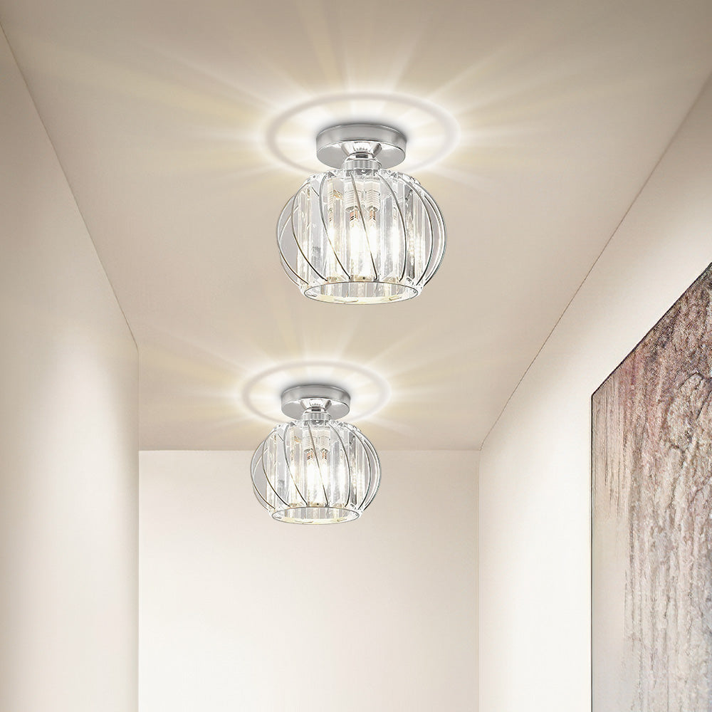 Nordic Luxury Glass Hallway Ceiling Light
