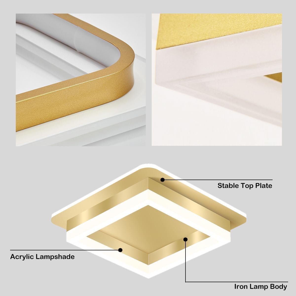 Modern Square LED Hallway Ceiling Light