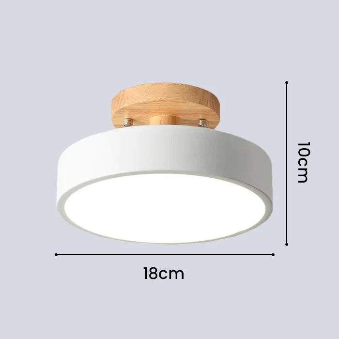 Modern Colorful Semi Flush LED Ceiling Light