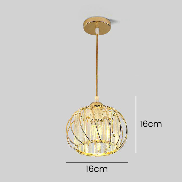 Nordic Simple Globular Glass Hallway Pendant Light