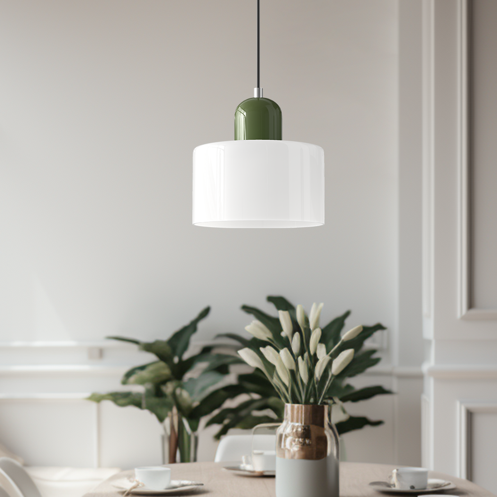 Bauhaus Small Glass Art Pendant Light