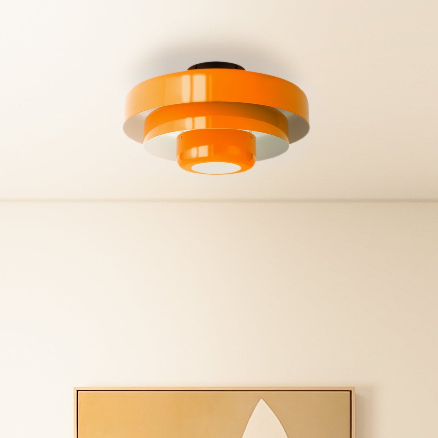 Iron Mid-Century Ceiling Lights