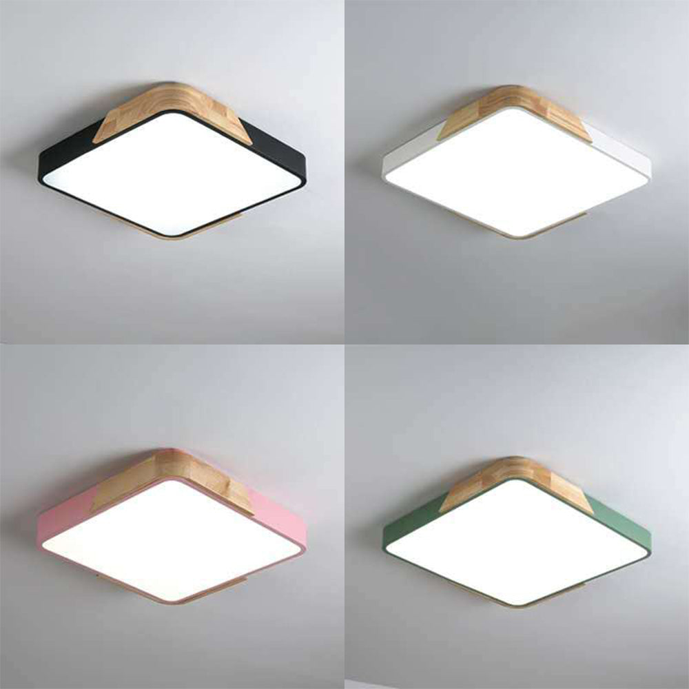 Colorful Square Minimalist Ceiling Light