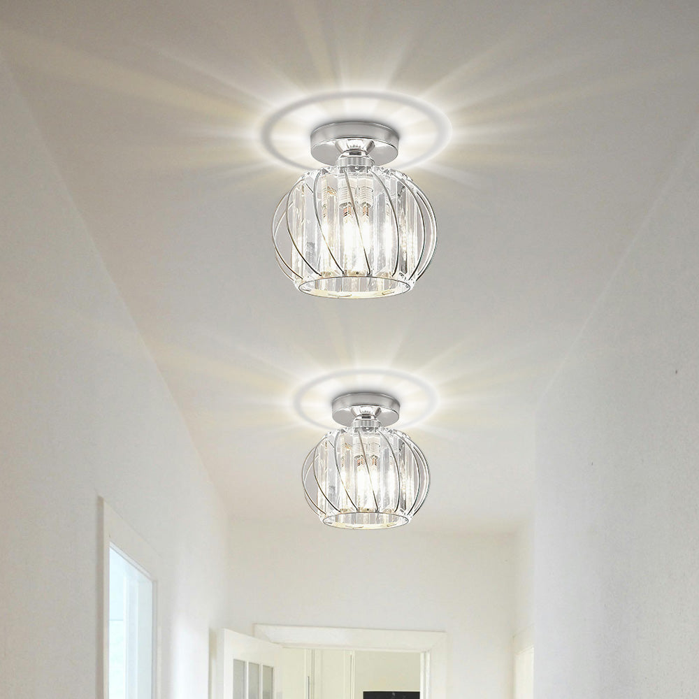 Nordic Luxury Glass Hallway Ceiling Light