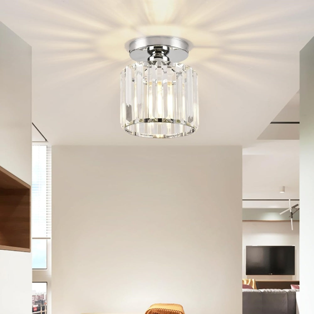 Modern 1-Light Hallway Flush Mount Ceiling Light