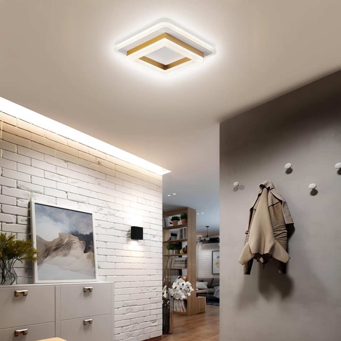 Modern Square LED Hallway Ceiling Light