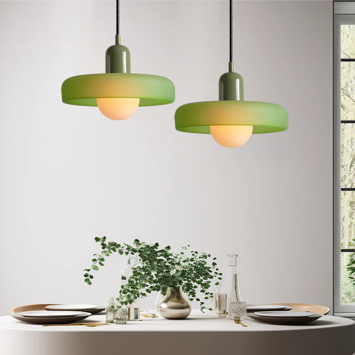 Bauhaus Modern Colorful Glass Pendant Light
