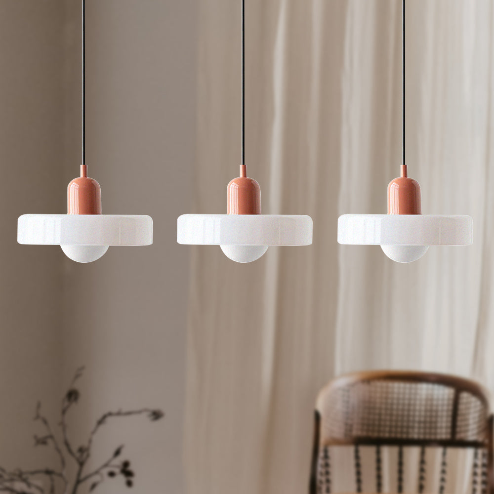 3 Heads Modern Art Decor Glass Pendant Light