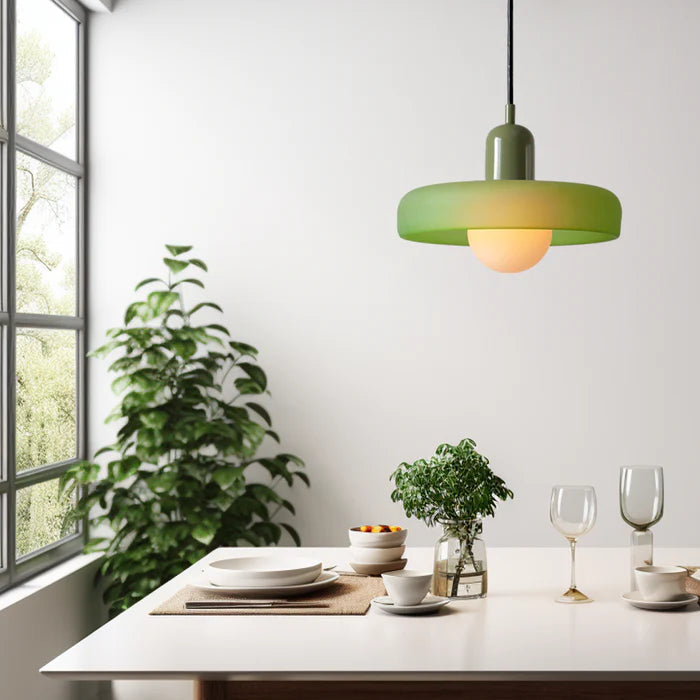 Bauhaus Modern Colorful Glass Pendant Light