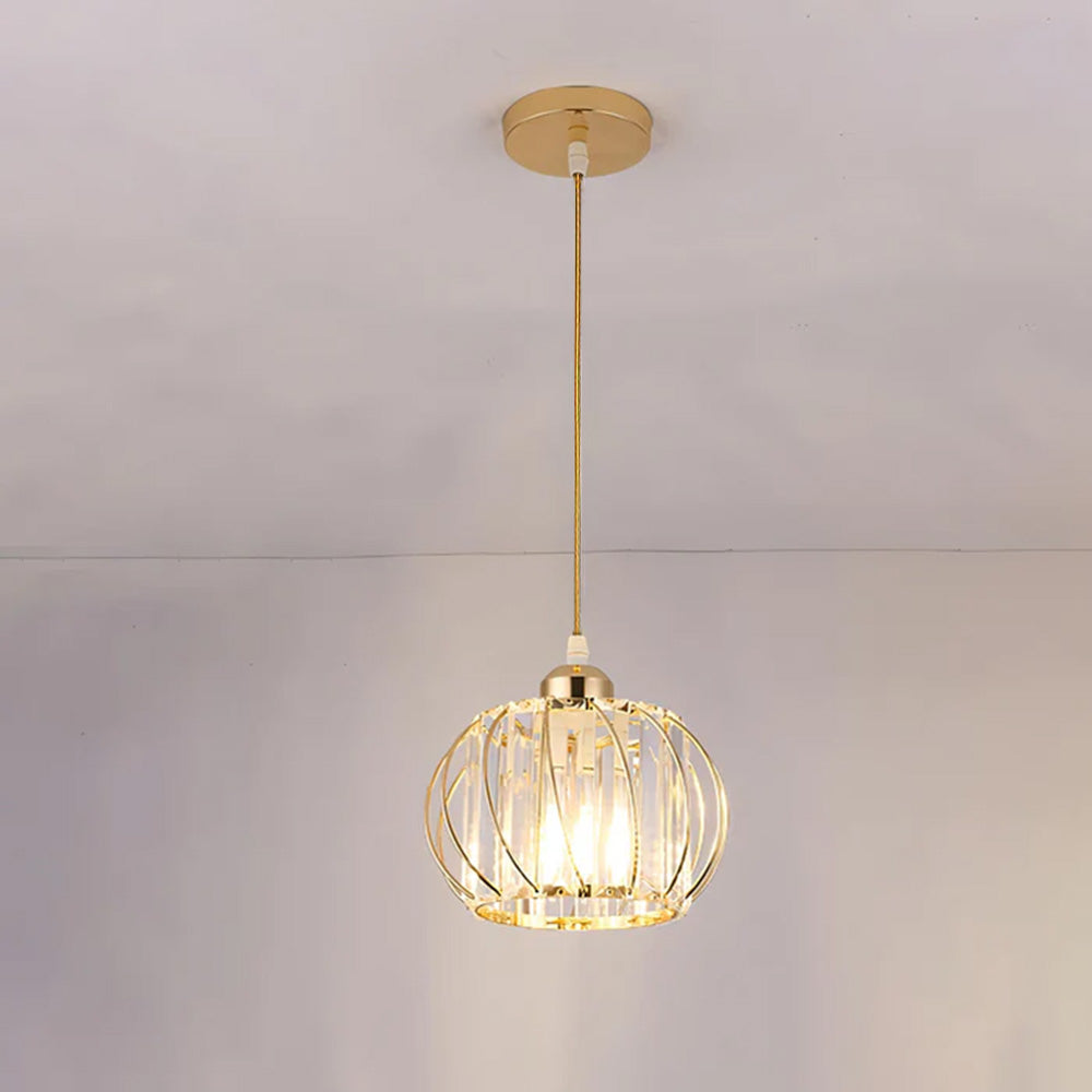 Nordic Simple Globular Glass Hallway Pendant Light