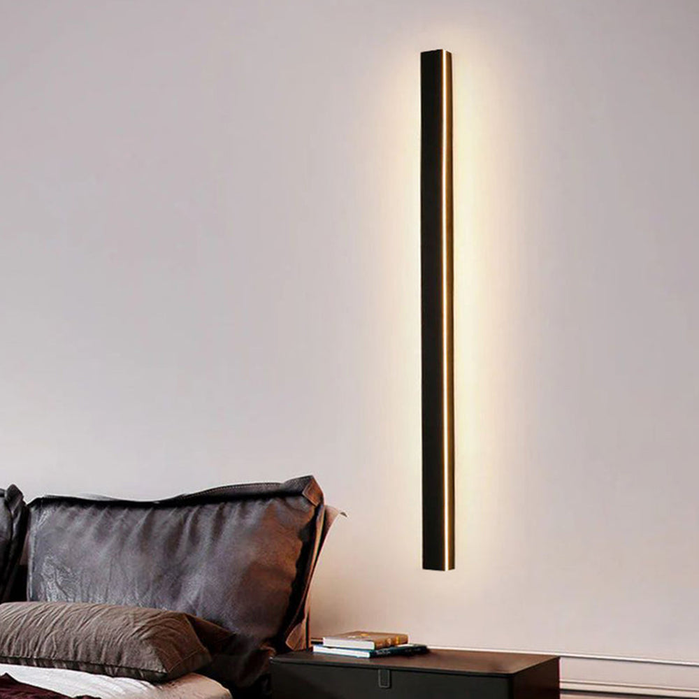 Industrial IP65 Modern Long Black Acrylic LED Outdoor Wall Lights