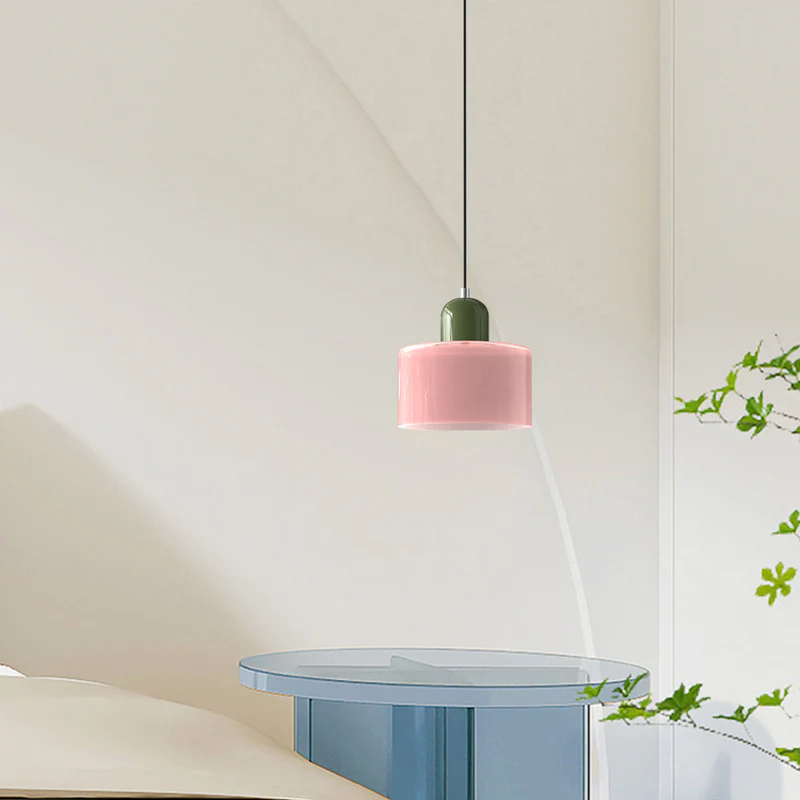 Bauhaus Small Glass Art Pendant Light