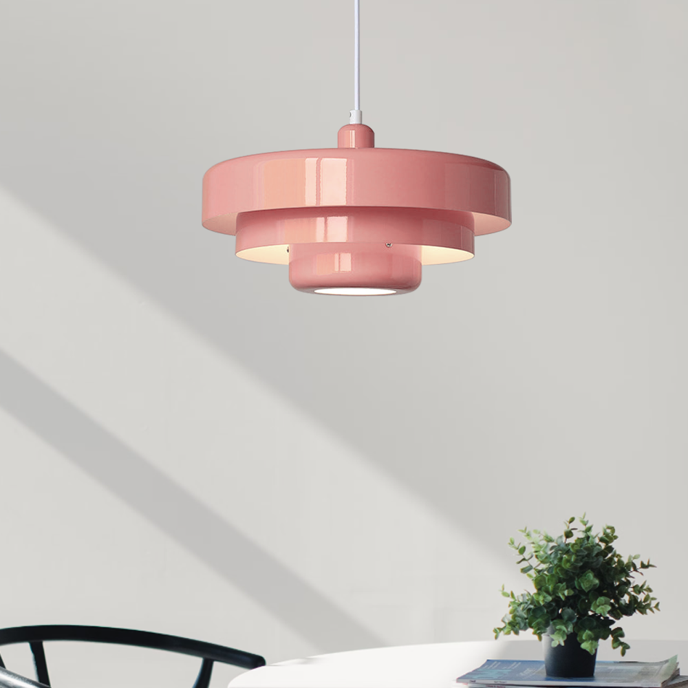Mid Century Bauhaus Iron Pendant Lamp