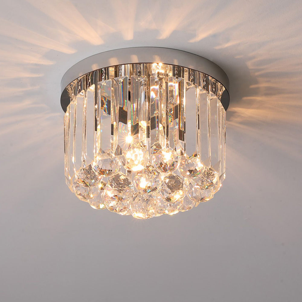 Contemporary Modern Crystal Ceiling Light