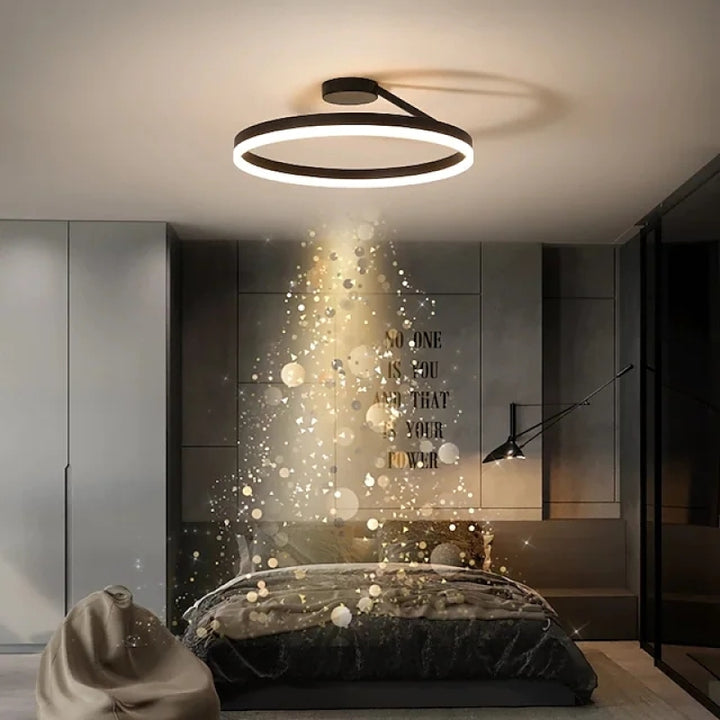 Minimalist Nordic Metal LED Living Room Ceiling Light
