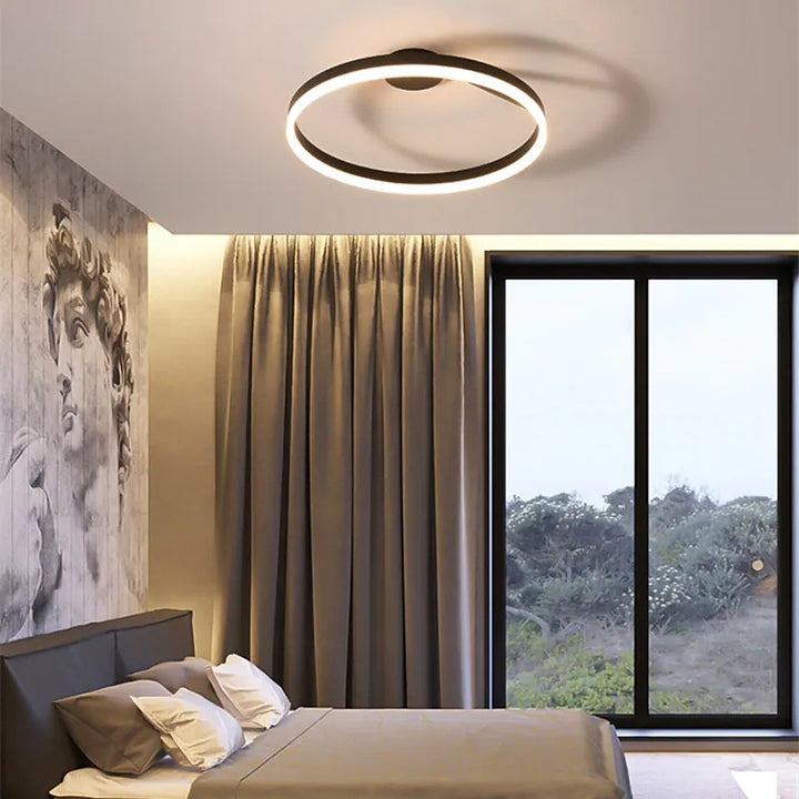Minimalist Nordic Metal LED Living Room Ceiling Light