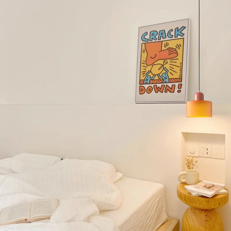 Bauhaus Small Glass Art Pendant Light