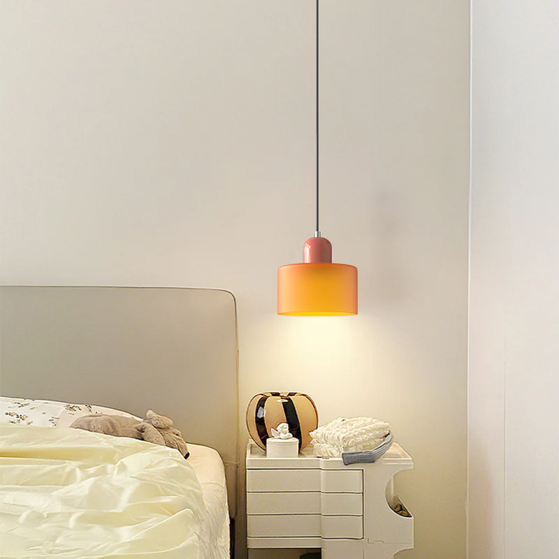 Bauhaus Small Glass Art Pendant Light