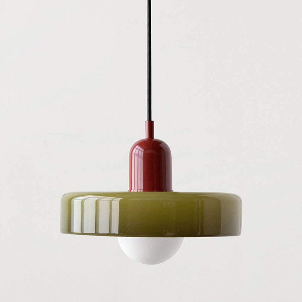 Bauhaus Glass Art Kitchen Island Pendant Light