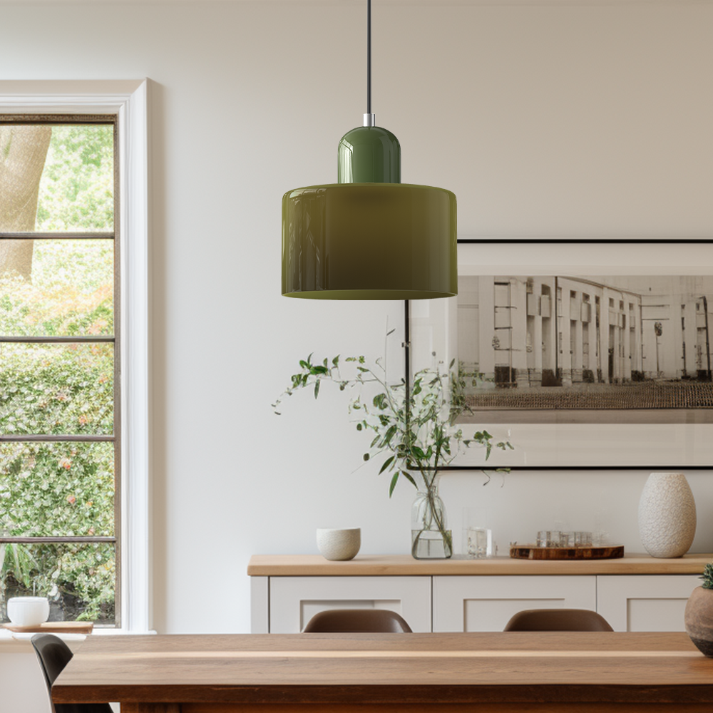 Bauhaus Small Glass Art Pendant Light