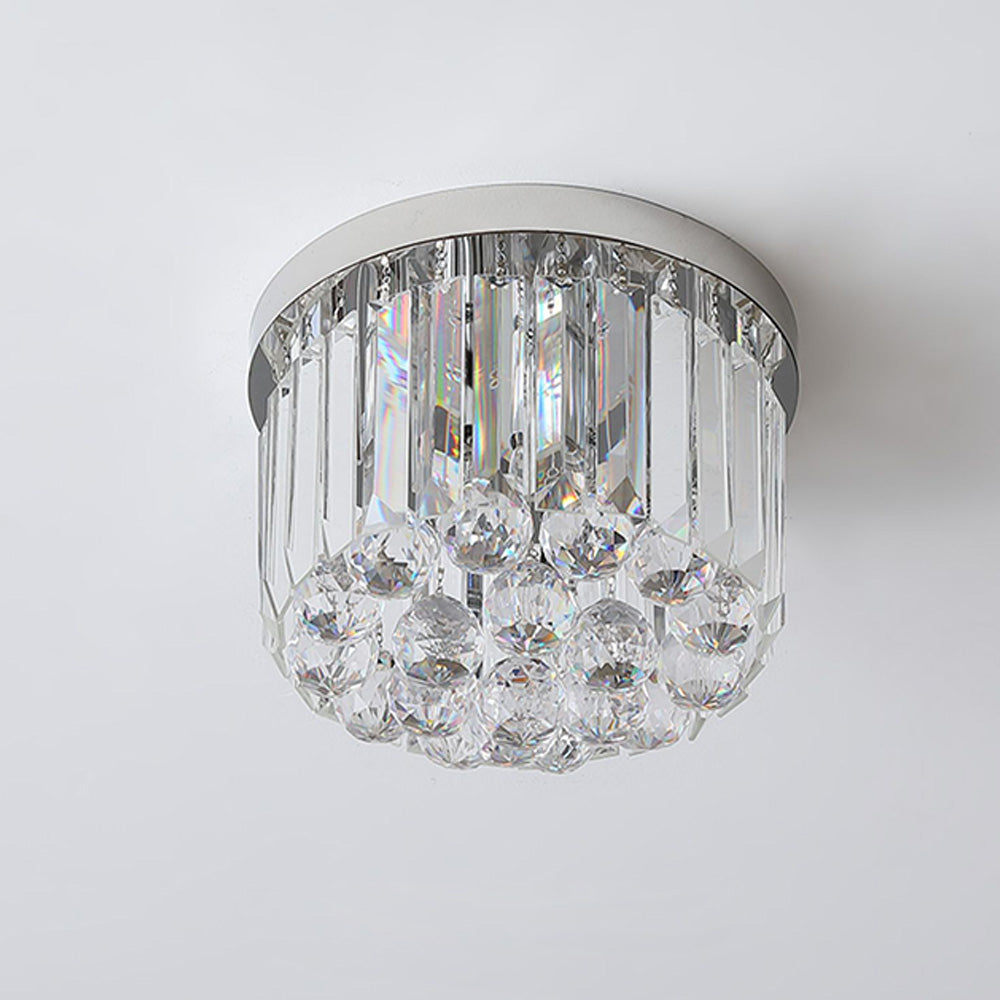 Contemporary Modern Crystal Ceiling Light