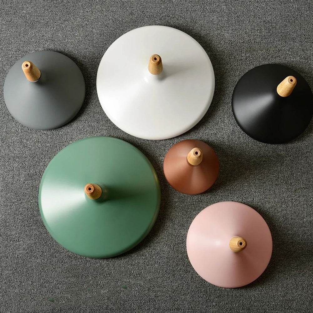 Nordic Macaron Wooden Creative Pendant Lamp