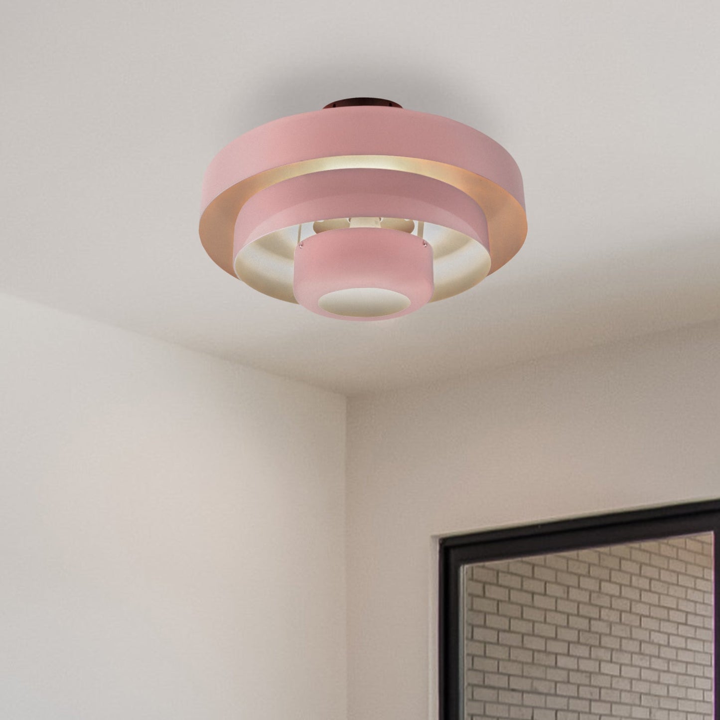 Iron Mid-Century Ceiling Lights