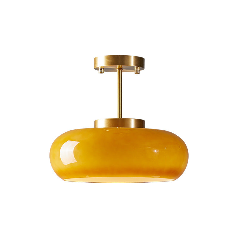 Round Vintage Glass Ceiling Lights