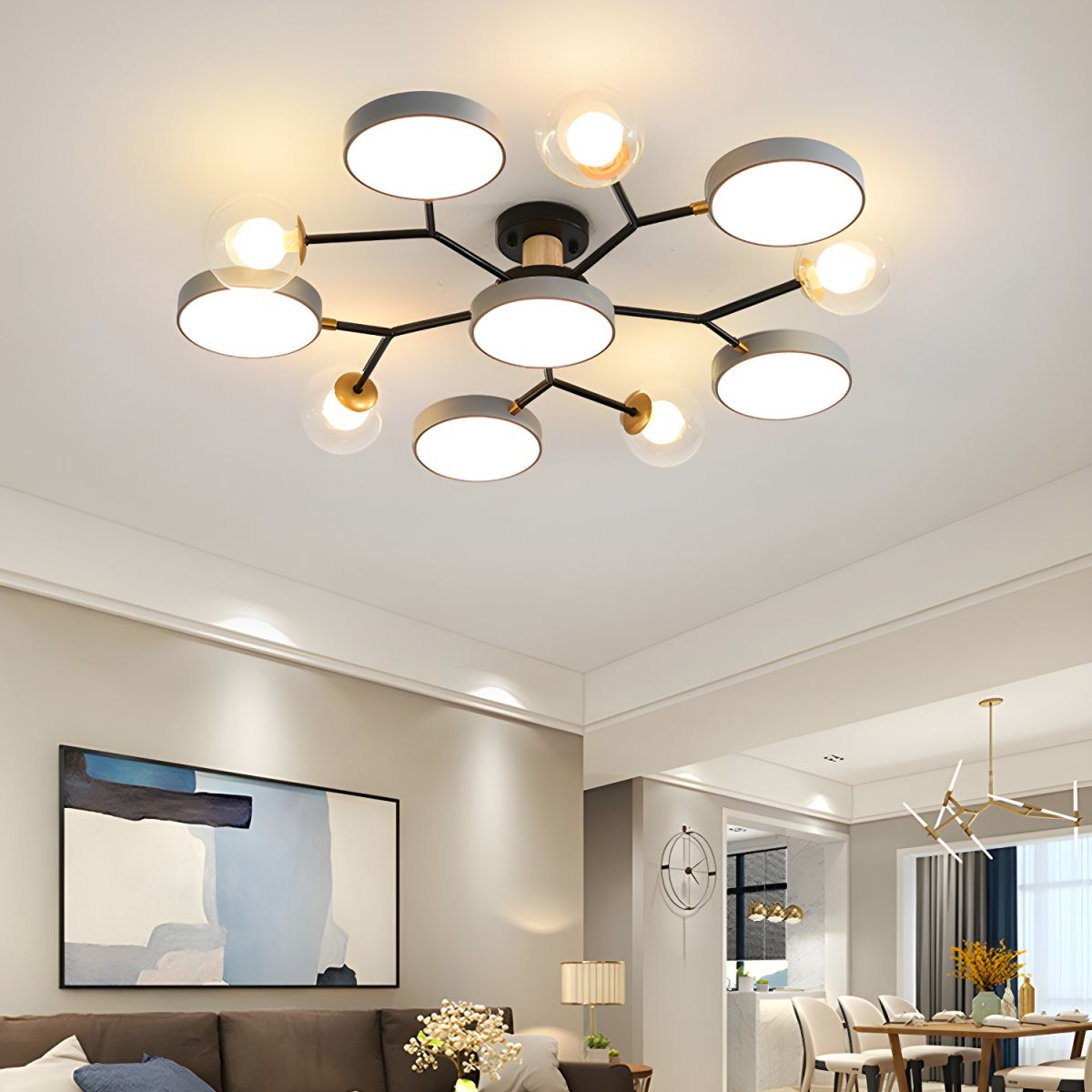 Creative Branch LED Ceiling Light For Living Room
