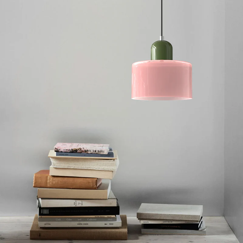 Bauhaus Small Glass Art Pendant Light