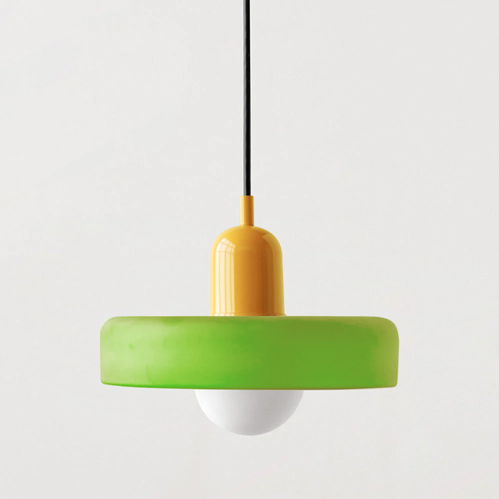 Bauhaus Modern Colorful Glass Pendant Light