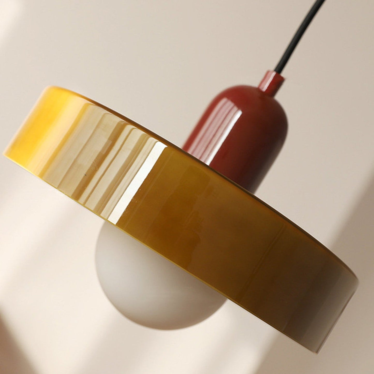 3 Heads Modern Art Decor Glass Pendant Light