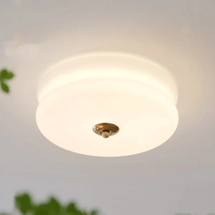 Art Deco Cream Cake Ceiling Light