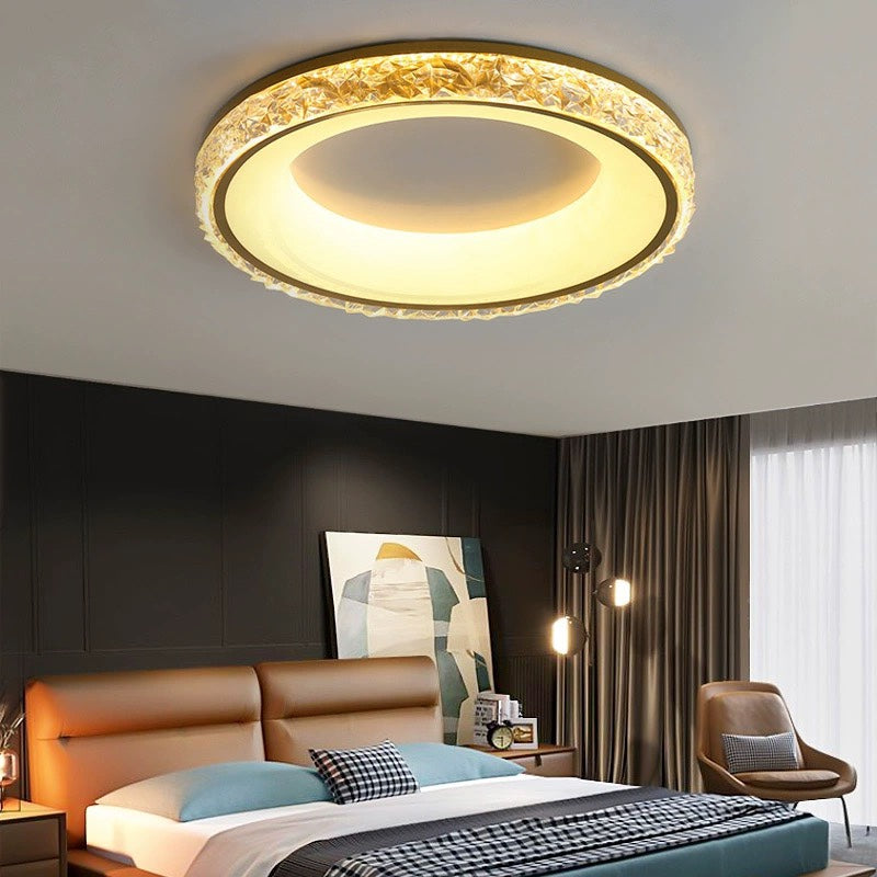 Flush Mount Modern Round Acrylic Ceiling Light