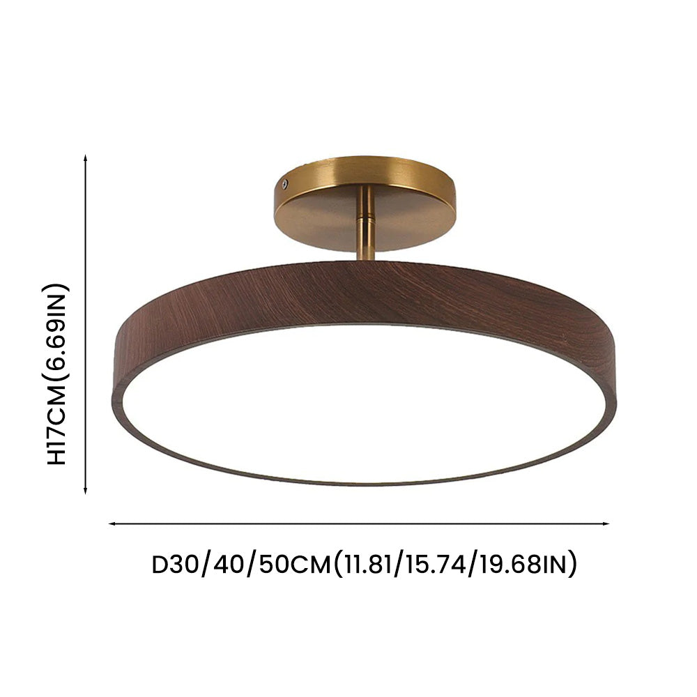 Modern LED Semi-Flush Ceiling Lamp