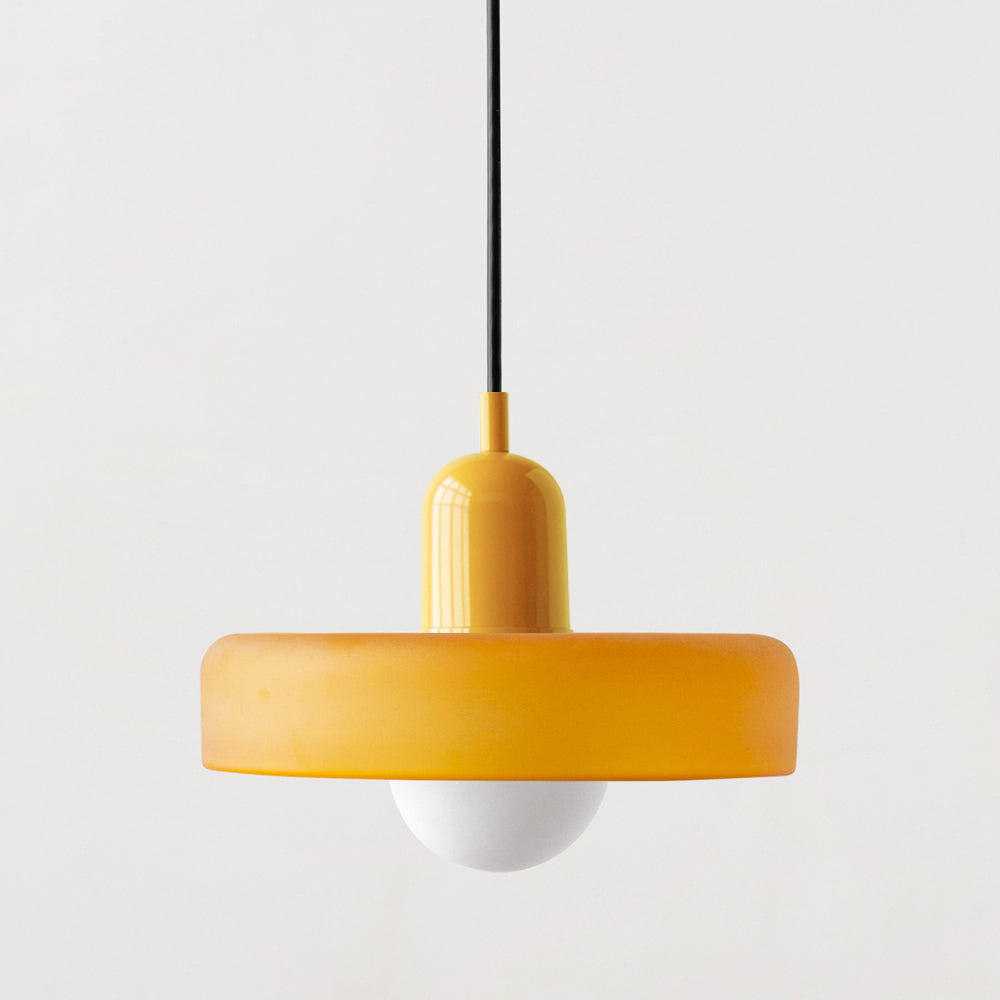 Bauhaus Modern Colorful Glass Pendant Light