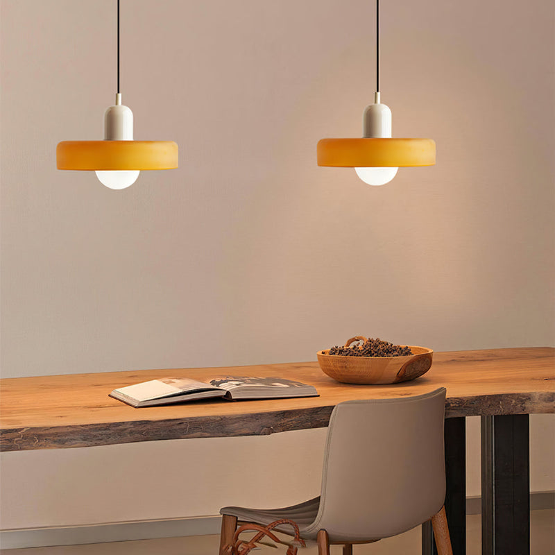 Bauhaus Modern Colorful Glass Pendant Light