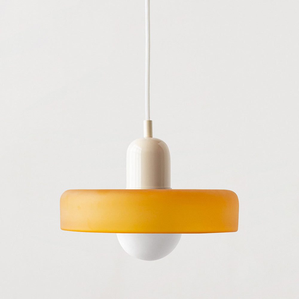 Bauhaus Modern Colorful Glass Pendant Light