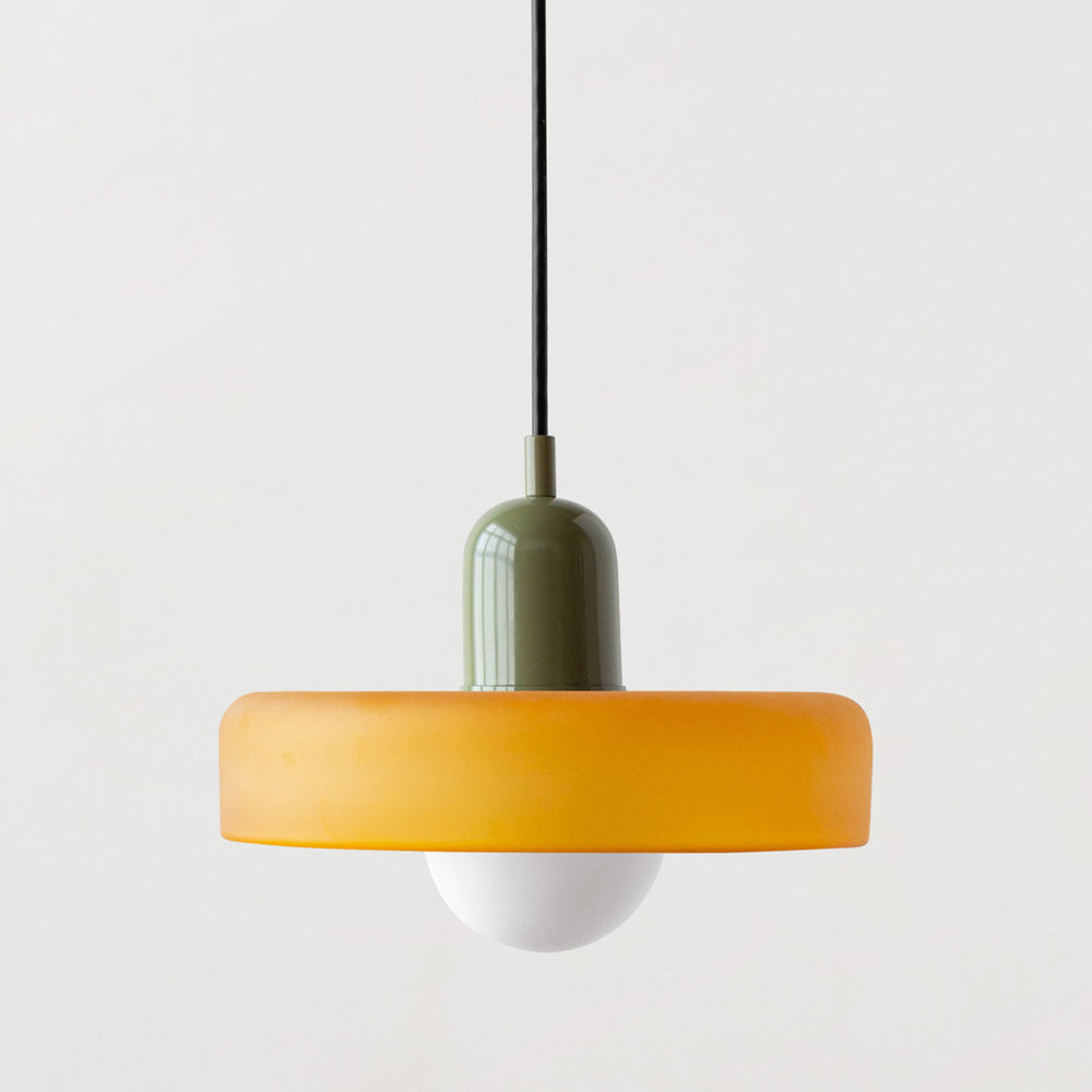 Bauhaus Modern Colorful Glass Pendant Light