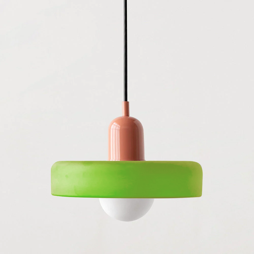 Bauhaus Modern Colorful Glass Pendant Light