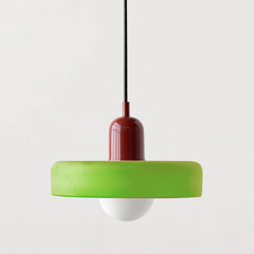 Bauhaus Modern Colorful Glass Pendant Light