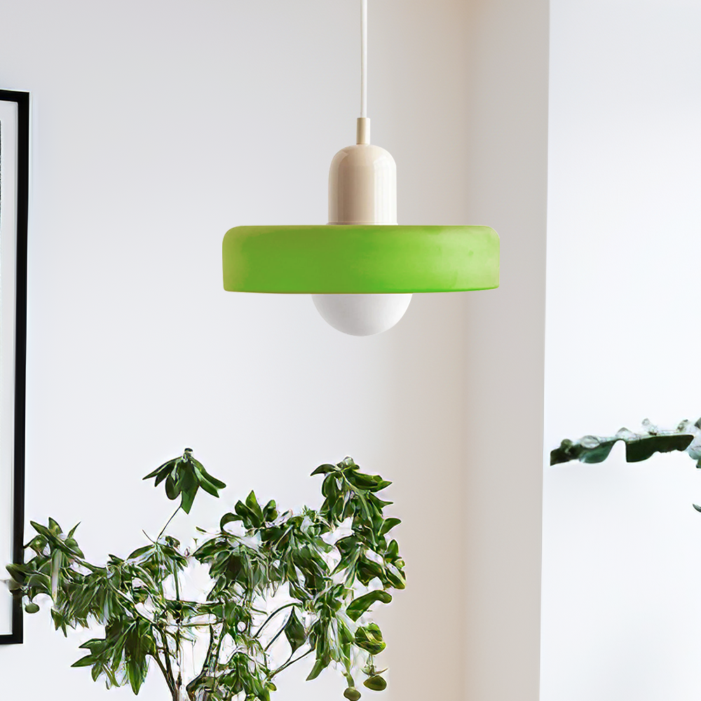 Bauhaus Modern Colorful Glass Pendant Light