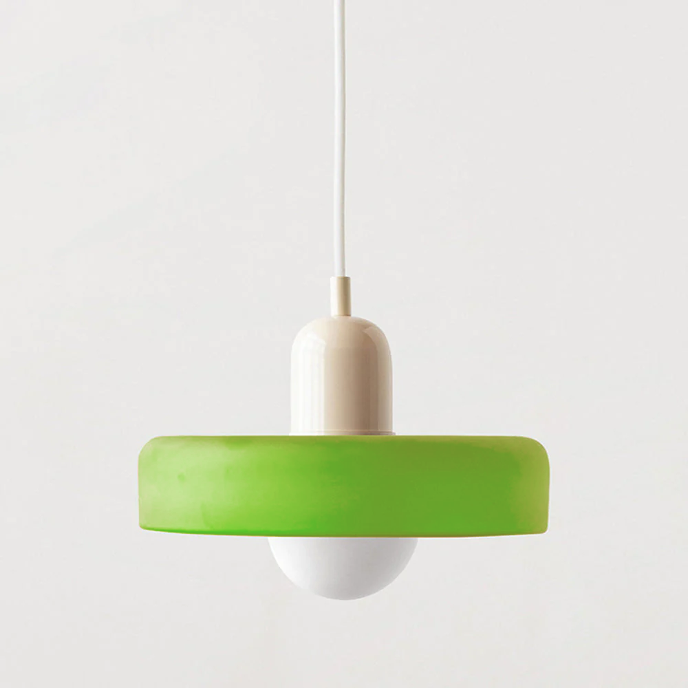 Bauhaus Modern Colorful Glass Pendant Light